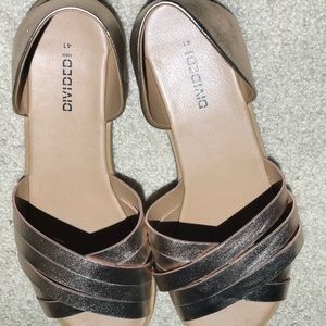 H&M Rose Gold Sandles